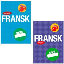 Pirana Traeningshaefte - Fransk: Begynder + Letovet