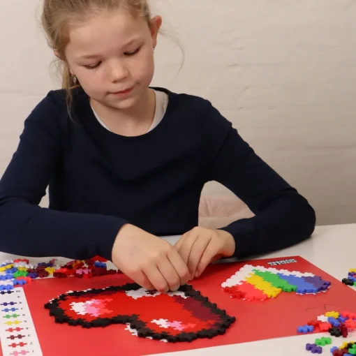 Plus-Plus - Puzzle By Number, Hjerter 250 Stk