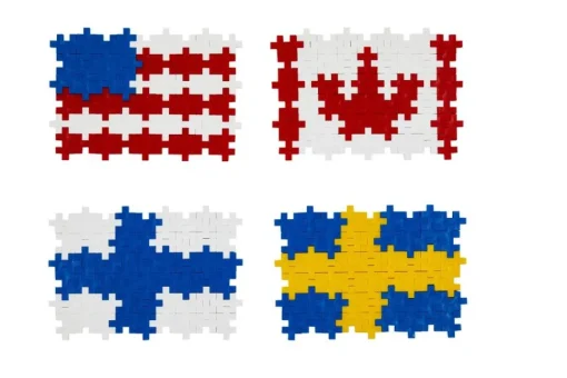 Plus-Plus- Lær At Bygge Verdensflag, 700 Stk