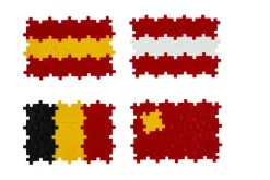 Plus-Plus- Lær At Bygge Verdensflag, 700 Stk