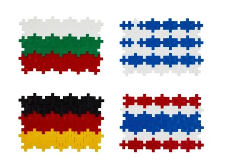 Plus-Plus- Lær At Bygge Verdensflag, 700 Stk