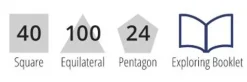 Polydron Byggesæt, 164 Dele