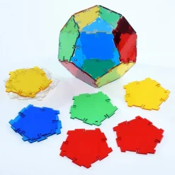 Polydron Byggesæt Crystal, 164 Dele