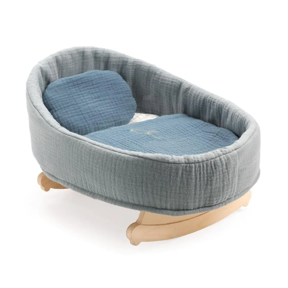 Pomea DukkeTilbehør - Vugge, Blue Dream