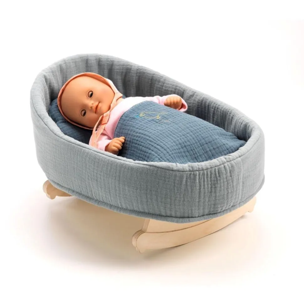 Pomea DukkeTilbehør - Vugge, Blue Dream