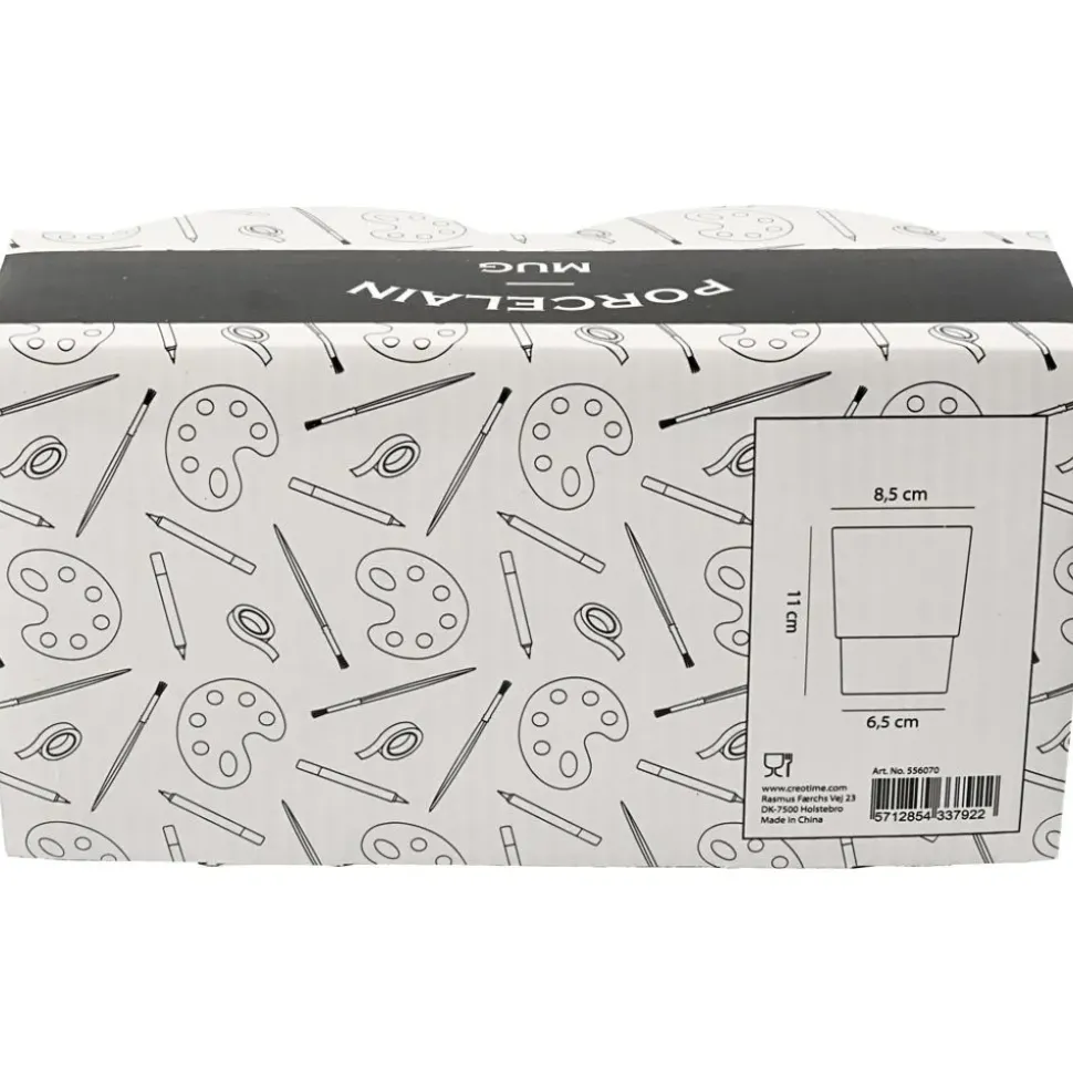 Porcelaenskrus, 2 Stk