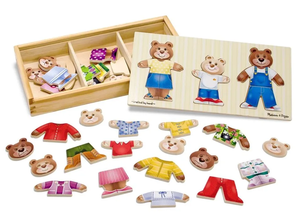 Puslespil - Mix & Match Bjornefamilie