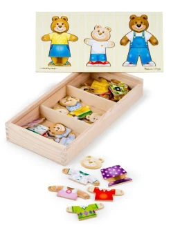 Puslespil - Mix & Match Bjornefamilie