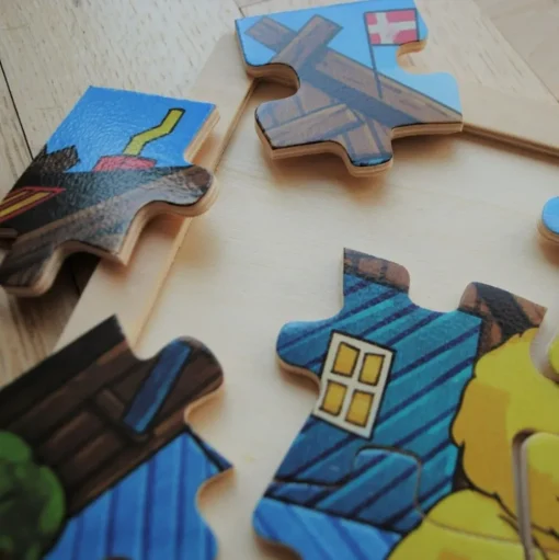 Puslespil M. 24 Brikker - Bamse, Kylling & Aelling