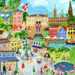Puslespil Med 1.000 Brikker – Kobenhavn