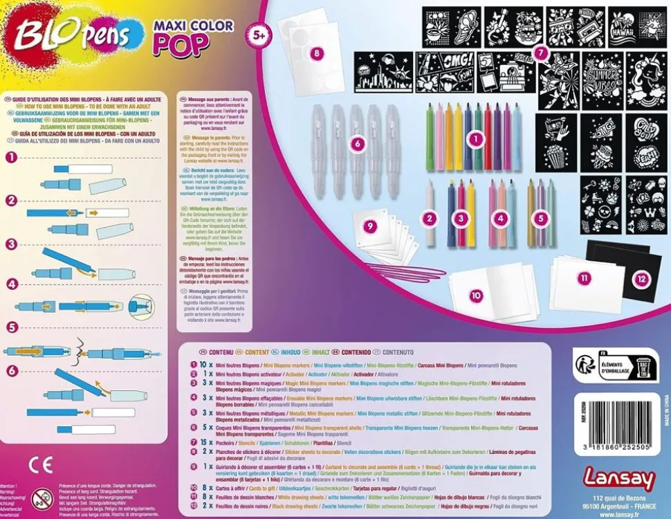 Pustetusser Aktivitetssaet - Maxi Colour Pop