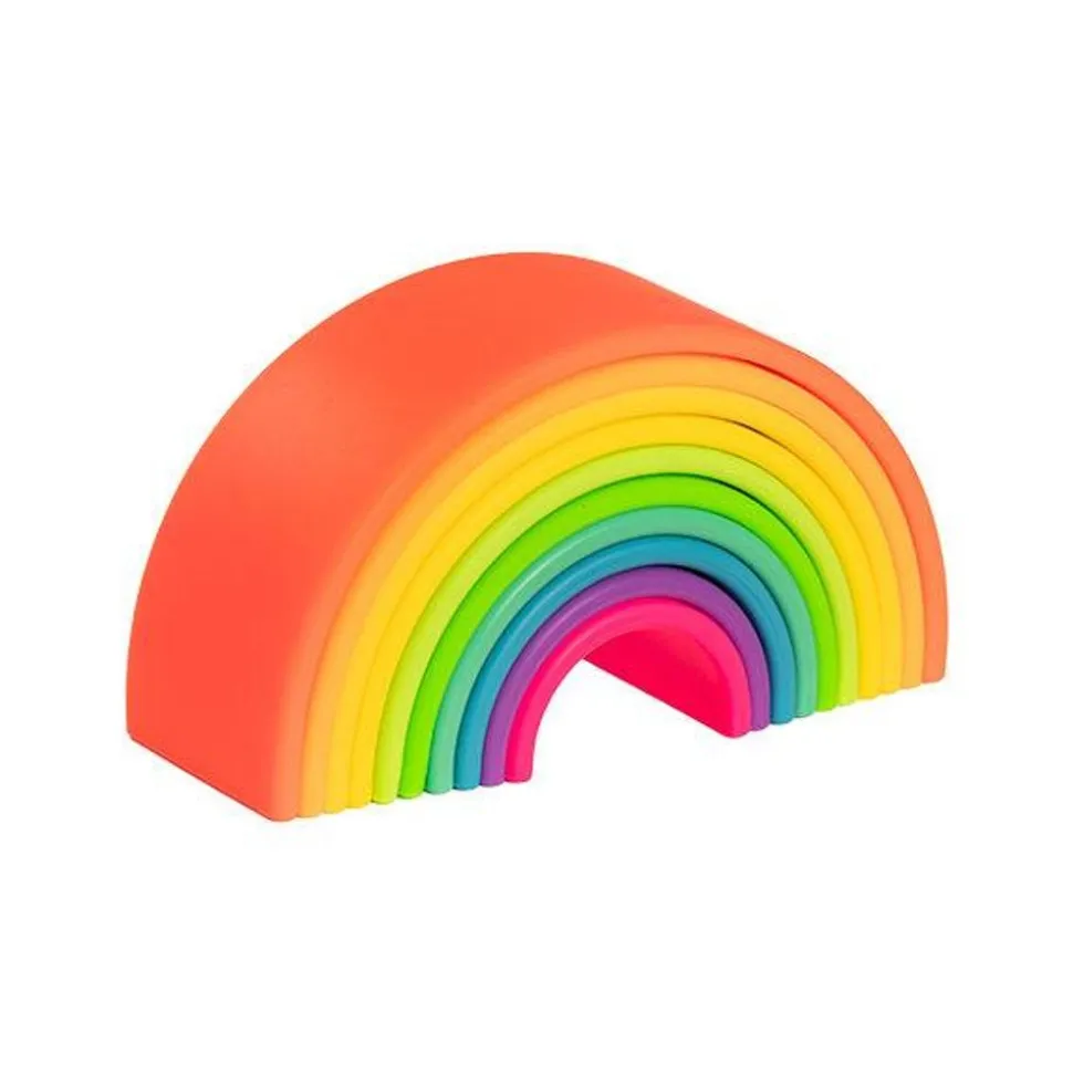 Regnbue I Silikone - Neon, 10 Dele