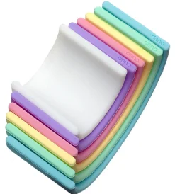 Regnbue I Silikone - Pastel, 6 Dele