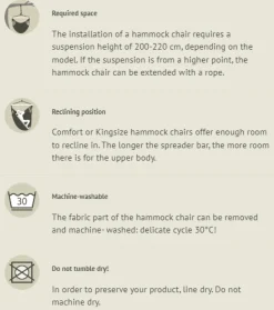 Rejsehaengekojestol Inkl. Ophaeng - River