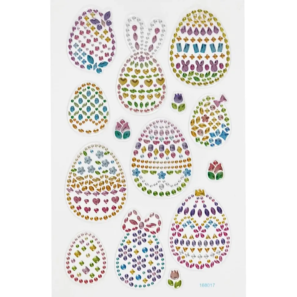 Rhinsten - Paskeaeg (Selvklaebende), 1 Ark