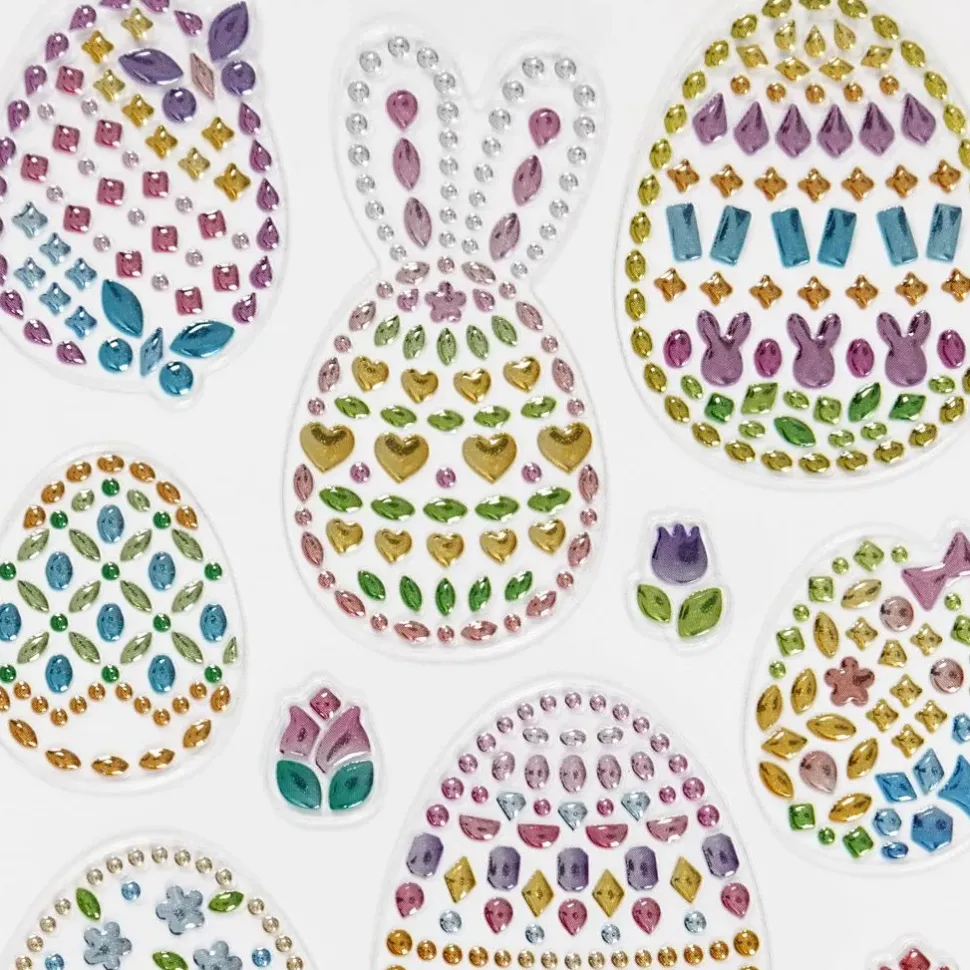 Rhinsten - Paskeaeg (Selvklaebende), 1 Ark