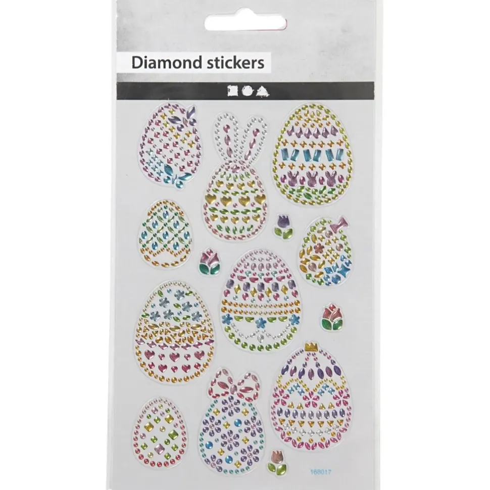 Rhinsten - Paskeaeg (Selvklaebende), 1 Ark