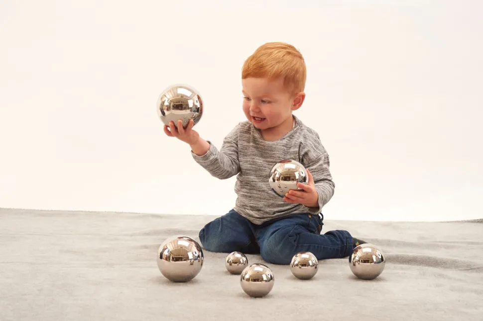 Sansekugler Af Stal - Med Lyd, 7 Stk