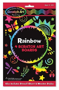 Scratch Art - Regnbue