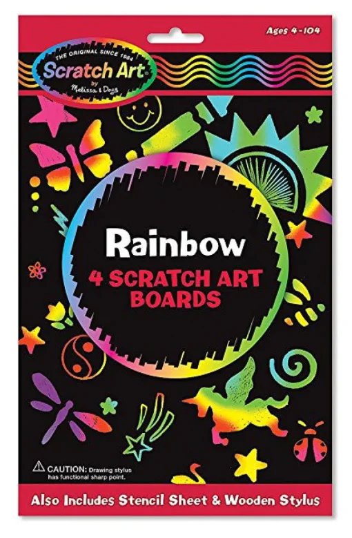 Scratch Art - Regnbue