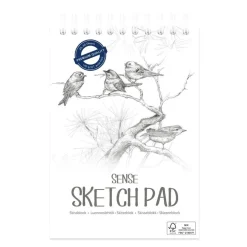 Skitseblok A5 / 140 Gr. - Hvid, 60 Ark