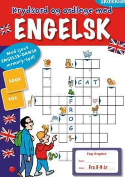 Skoleklar: Krydsord Og Ordlege Med Engelsk