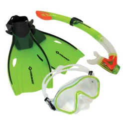 Snorkelsaet Inkl. Svommefodder (4-12 Ar)