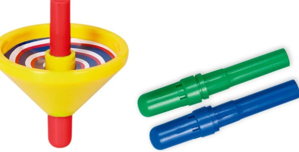 Snurretop Med Farvekridt