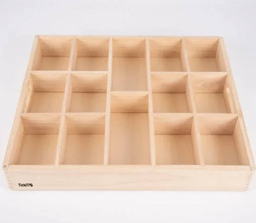 Sorteringsbakke Af Trae, 14 Rum