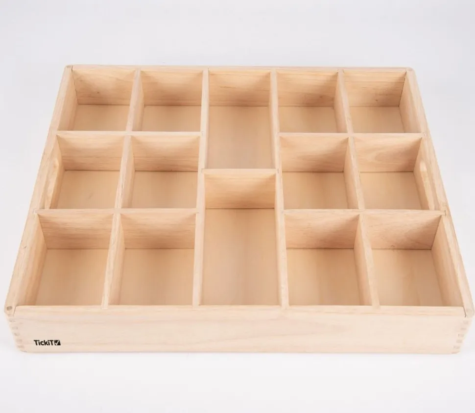 Sorteringsbakke Af Trae, 14 Rum