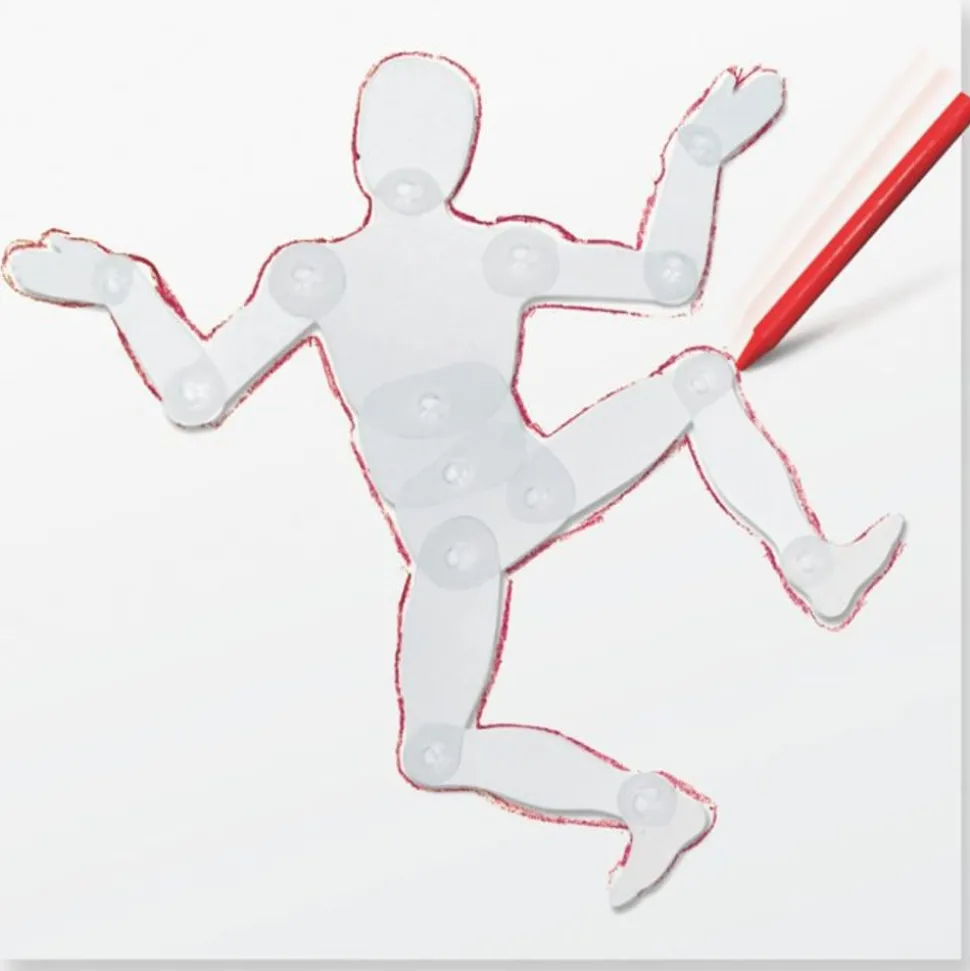 Stencil, Bevaegelig - Lær At Tegne Mennesker