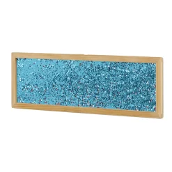 Vaegpanel M. Pailletter - Aqua/Pink, 1 Stk
