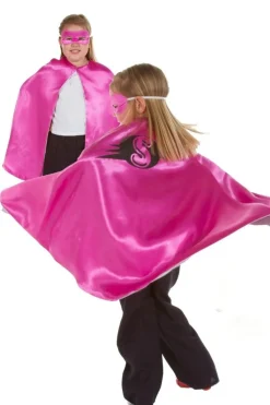 Vendbar Kappe - Pink/Solv Superhelt, Str. 3-7 Ar